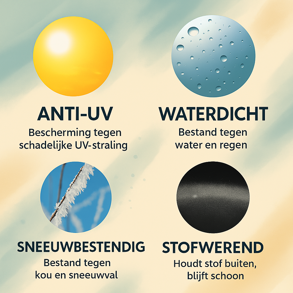 Roestbruine Parasolhoes voor Zweefparasol – Geschikt voor 2.75m tot 4.00m