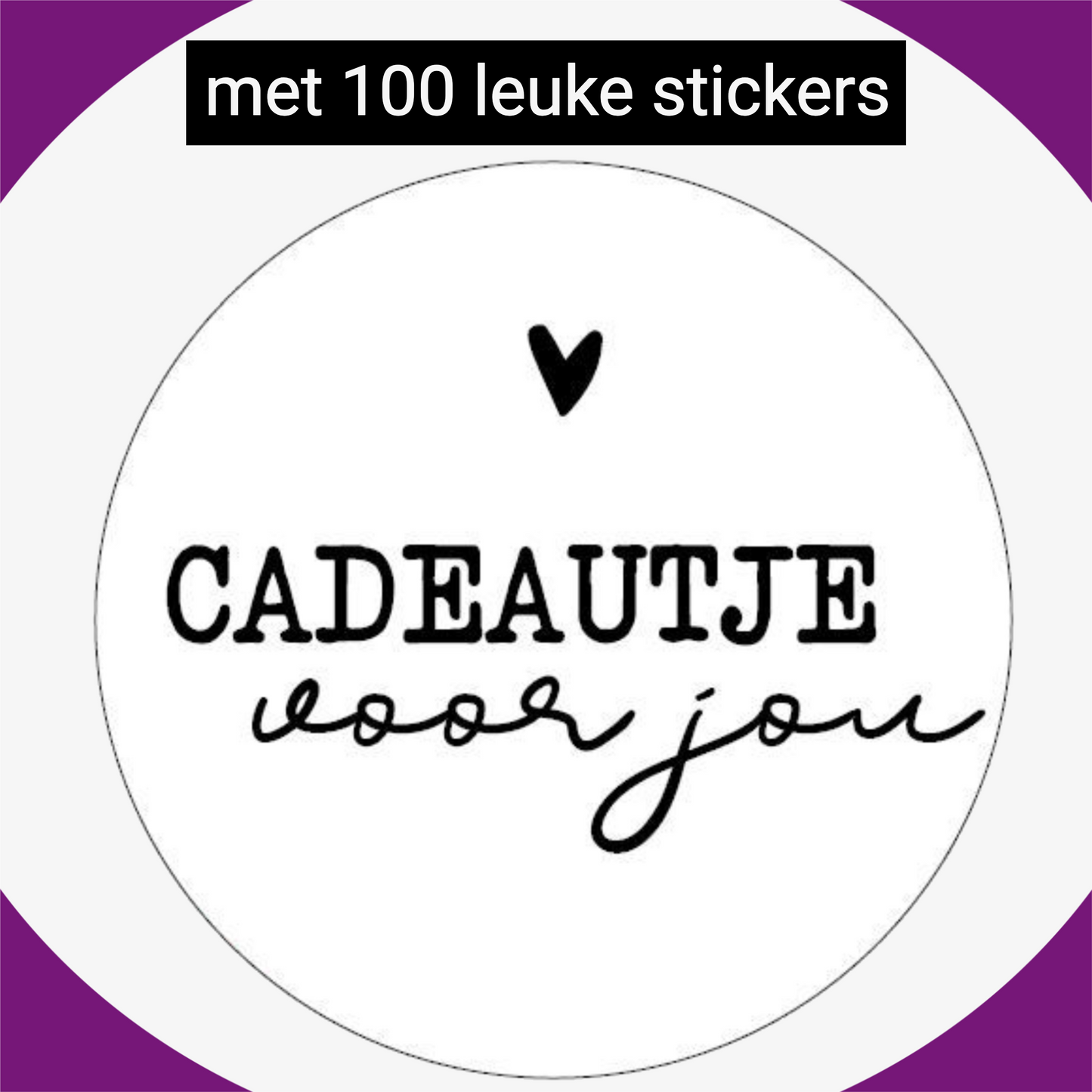 HGN Papieren Tasjes -Cadeautasjes-Cadeauzakjes-100 Stuks-zwart-Incl 100 Stickers-18+8x22 cm