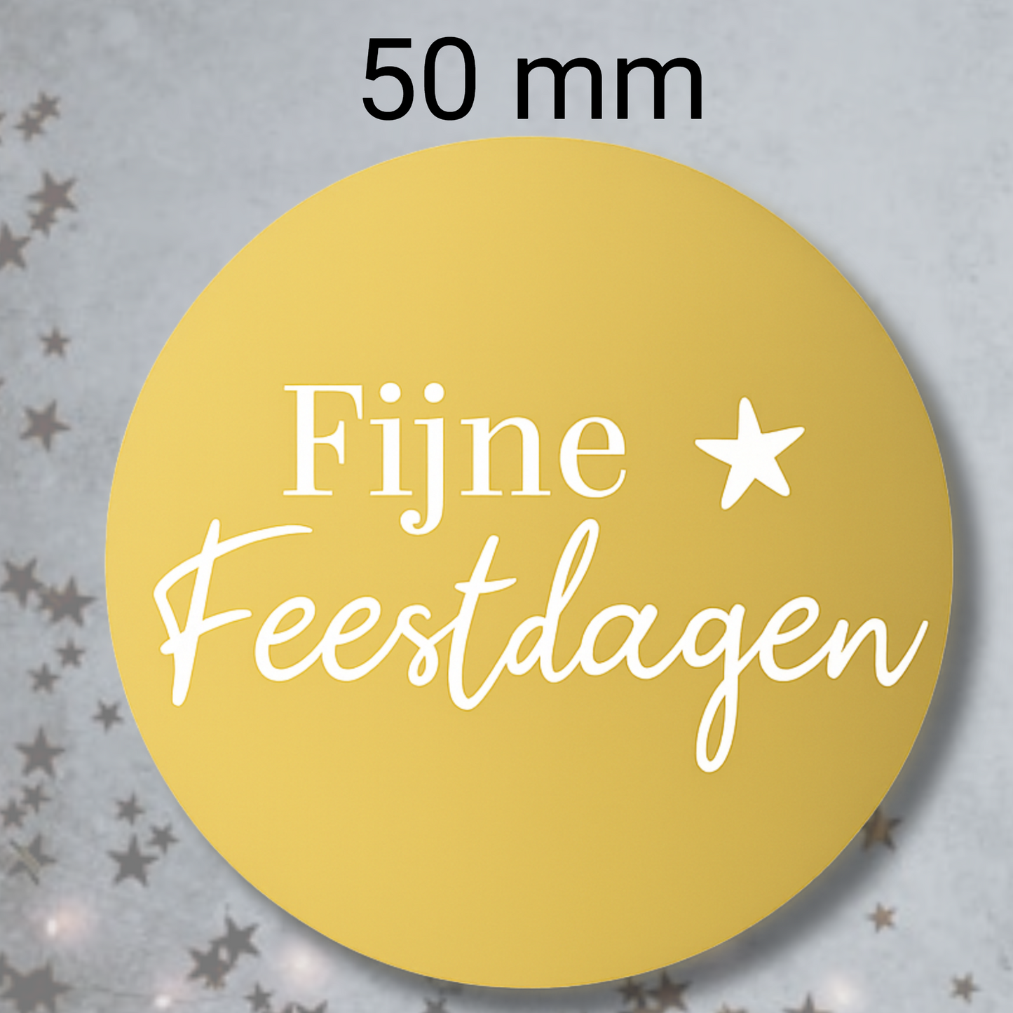 HGN papieren tasjes 25 stuks en 25 goudkleurige stickers met tekst "Fijne Feestdagen"-18x8x22cm-Ideaal voor de kerst