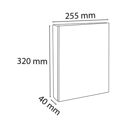 Exacompta Ringbanden 10 st met 2 ringen A4 25 mm