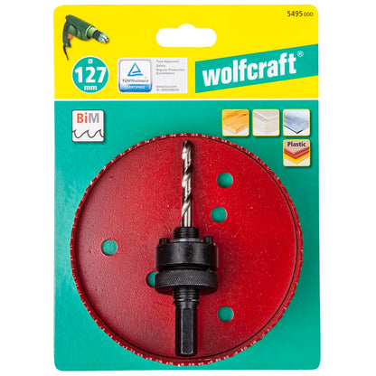 wolfcraft Gatenzaag 127 mm rood 5495000