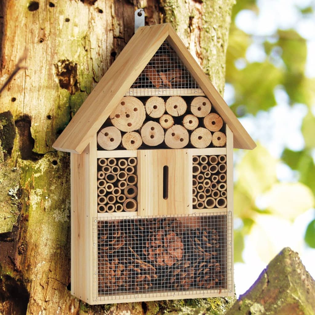 HI Insectenhotel 31x10x48 cm hout naturel