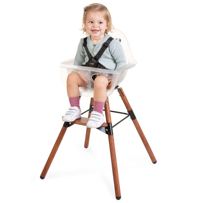 CHILDHOME 2-in-1 Kinderstoel met bumper Evolu 2 transparant