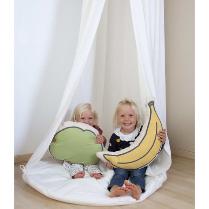 CHILDHOME Bedhemeltent hangend met speelmat gebroken wit