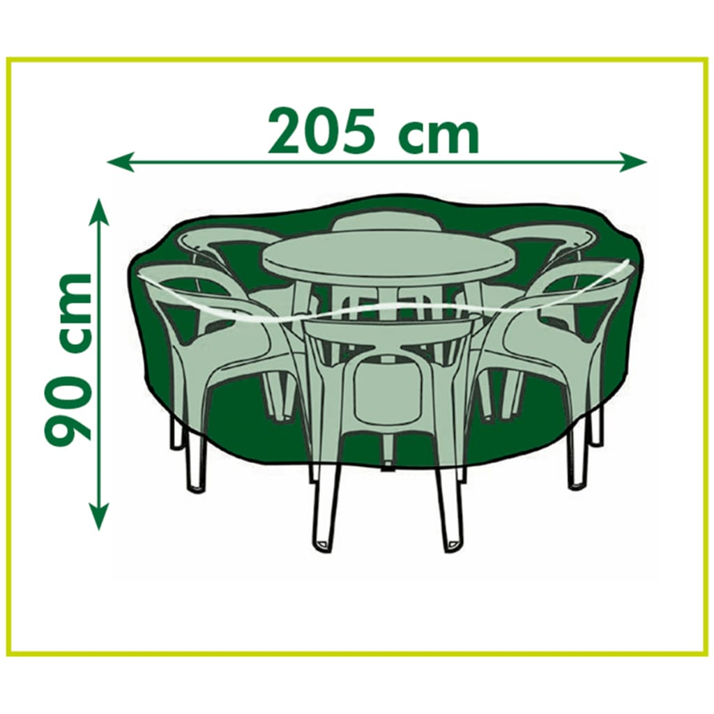 Nature Tuinmeubelhoes voor ronde tafels 205x205x90 cm