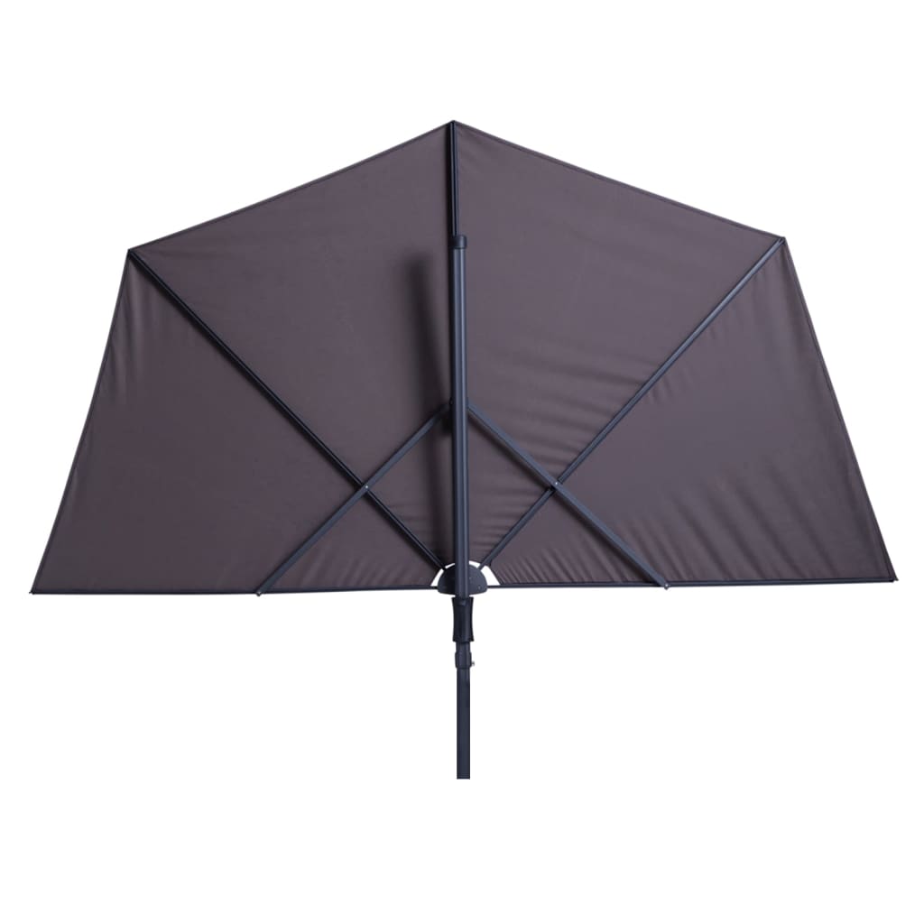 Madison Balkonparasol Sun Wave 270x150 cm taupe PAC3P015