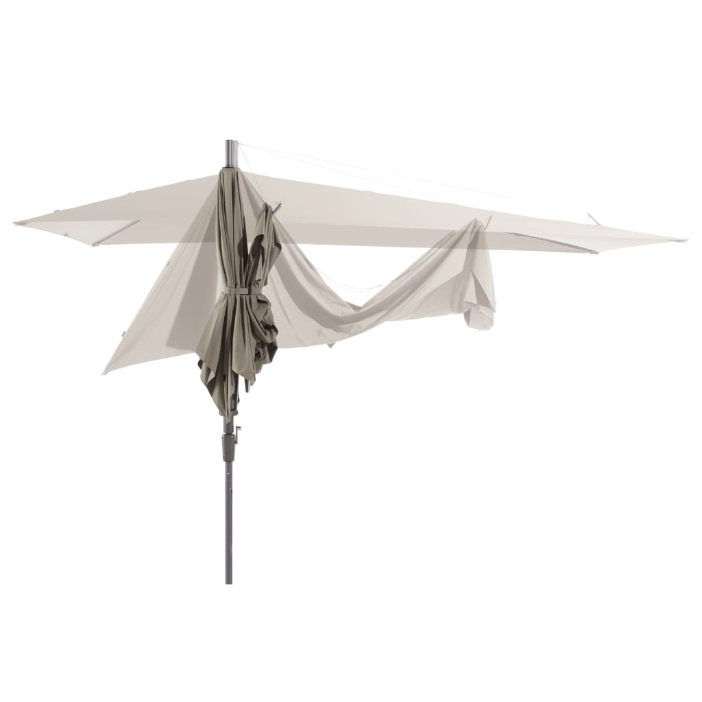 Madison Parasol Asymmetric Sideway 360x220 cm PC15P014 grijs