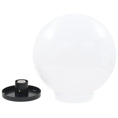 LED-bollampen 2 st rond 40 cm PMMA