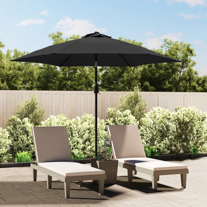 Parasol met metalen paal 300 cm antraciet