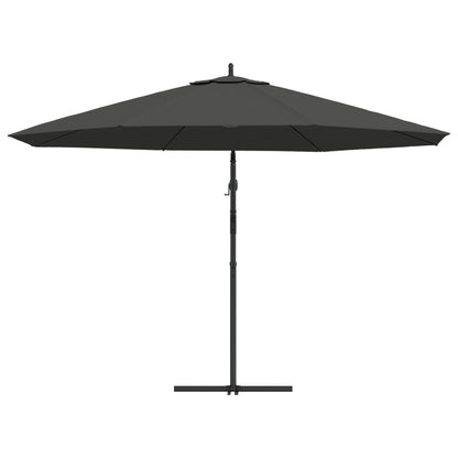 Zweefparasol met aluminium paal 350 cm antraciet