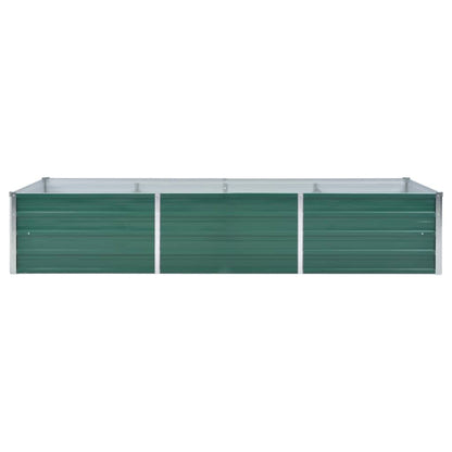 Plantenbak verhoogd 240x80x45 cm gegalvaniseerd staal groen