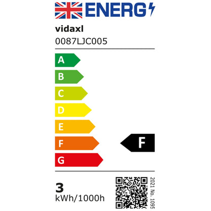 LED-buitenwandlampen 2 st 3 W rond zwart