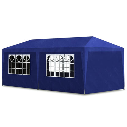 Partytent 3x6 m blauw