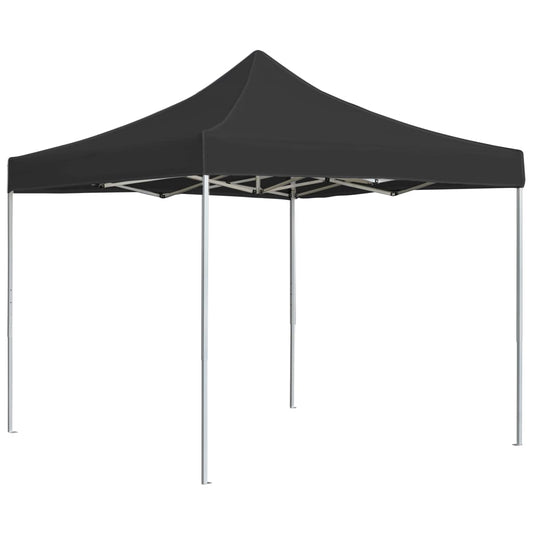 Partytent professioneel inklapbaar 3x3 m aluminium antraciet