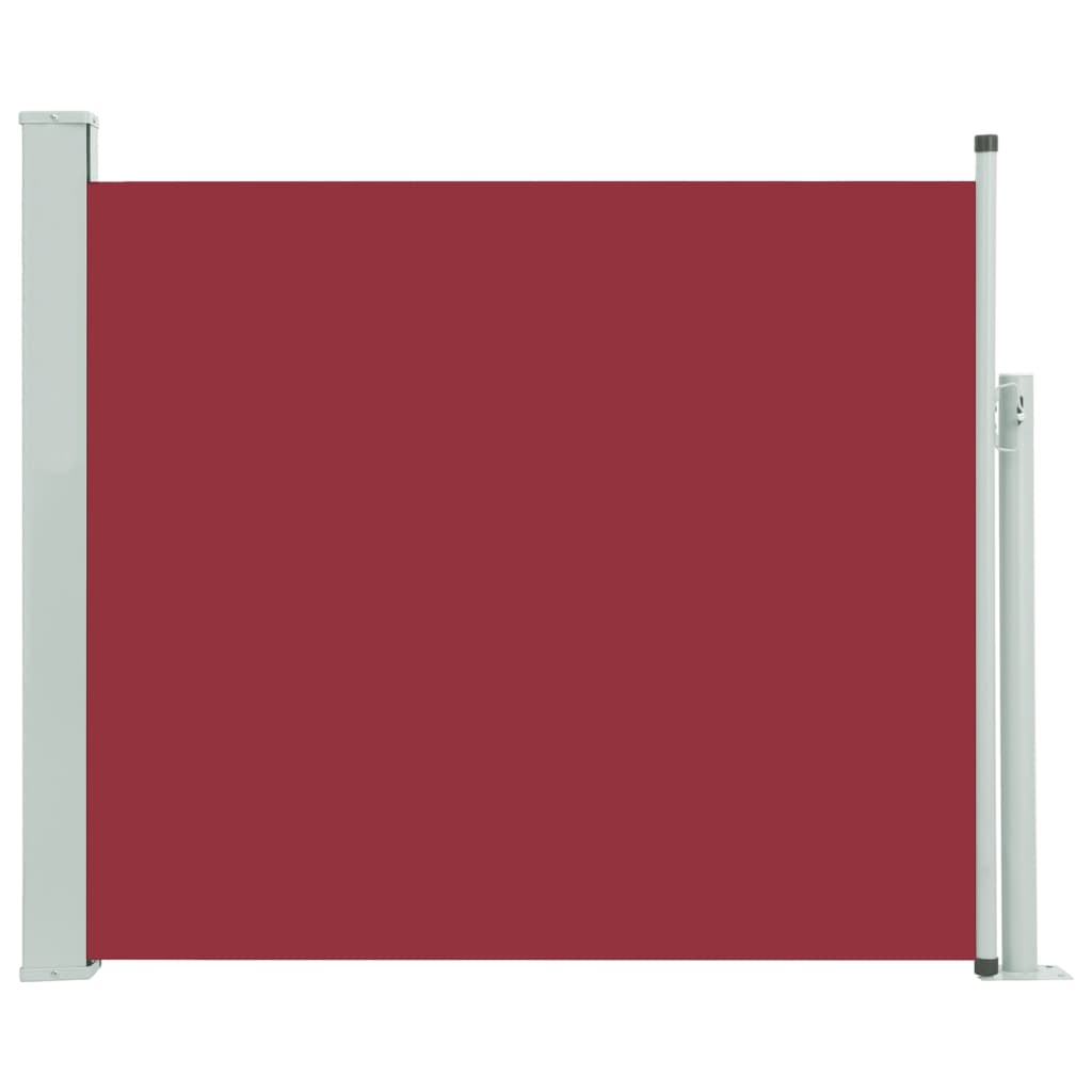 Tuinscherm uittrekbaar 100x300 cm rood