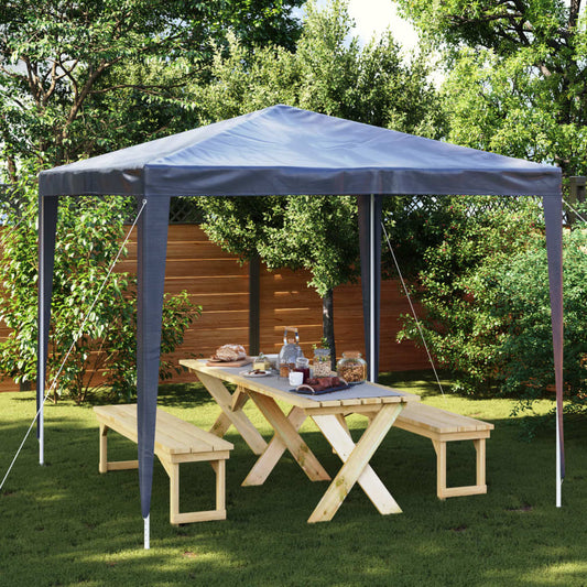 Partytent 2,5x2,5 m blauw