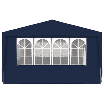 Partytent met zijwanden professioneel 90 g/m² 4x9 m blauw