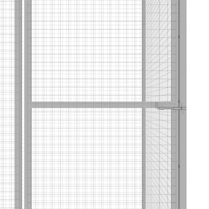 Kattenkooi 4,5x1,5x1,5 m gegalvaniseerd staal