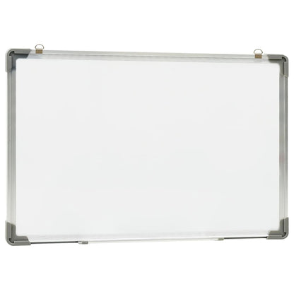 Whiteboard magnetisch 50x35 cm staal wit