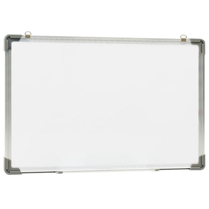 vidaXL Whiteboard magnetisch 60x40 cm staal wit