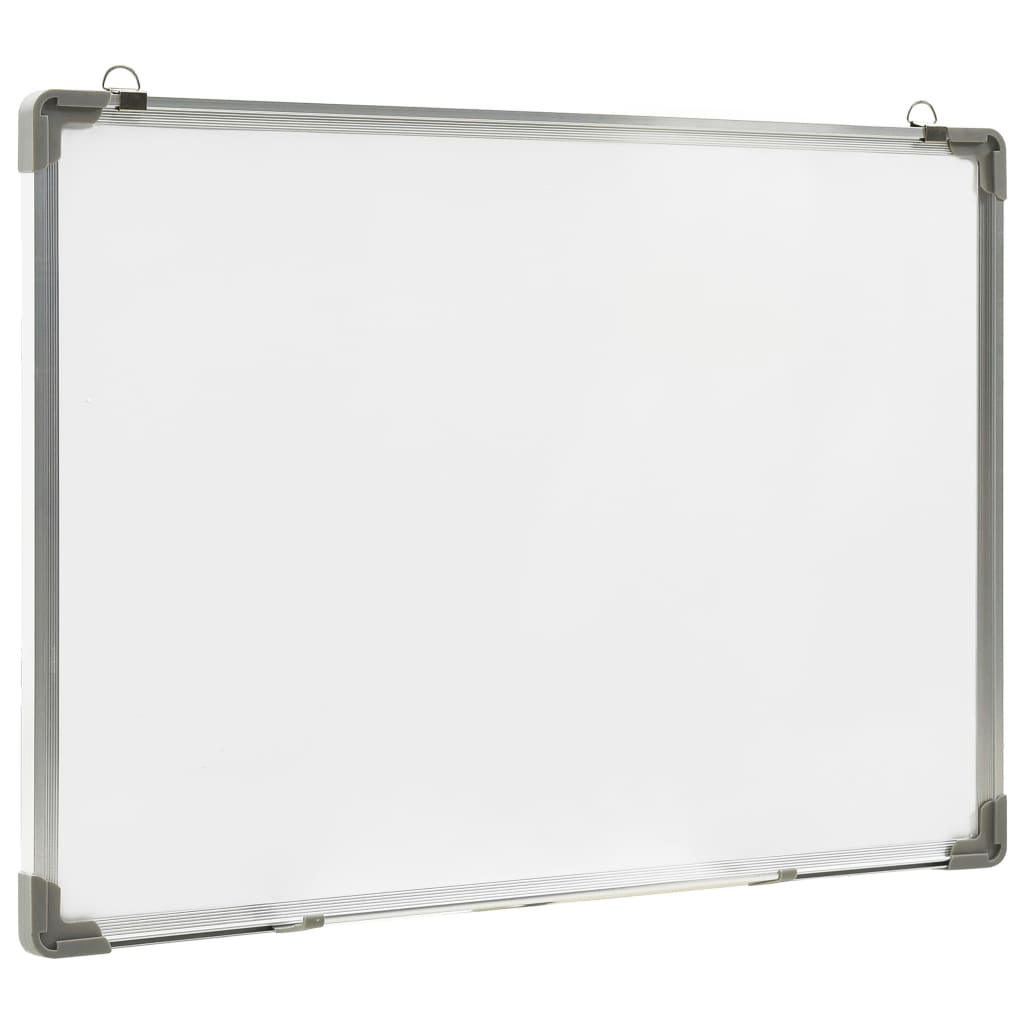 Whiteboard magnetisch 70x50 cm staal wit