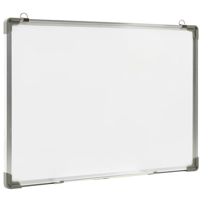 Whiteboard magnetisch 70x50 cm staal wit