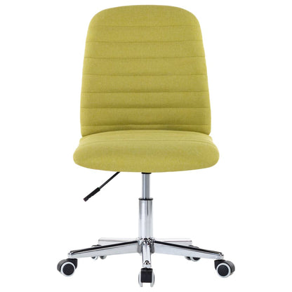 Eetkamerstoelen 4 st stof groen