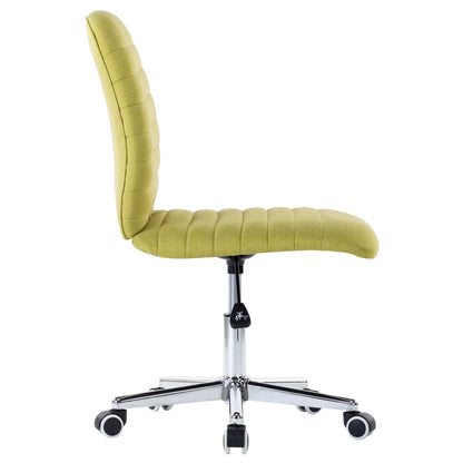 Eetkamerstoelen 4 st stof groen