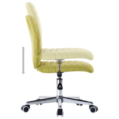 Eetkamerstoelen 4 st stof groen