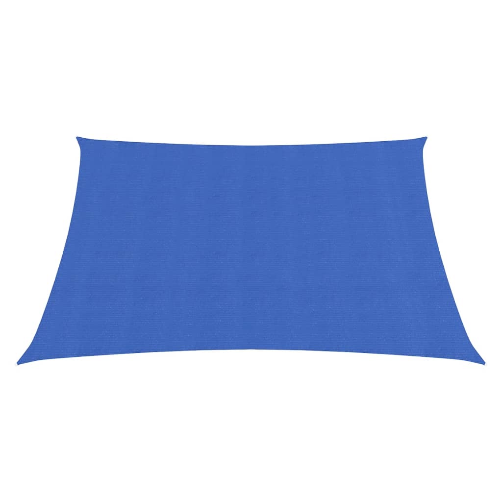 Zonnezeil 160 g/m² vierkant 3x3 m HDPE blauw