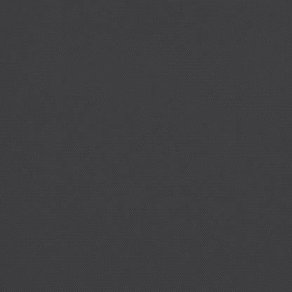 Balkonparasol half met aluminium paal 270x144x222 cm zwart