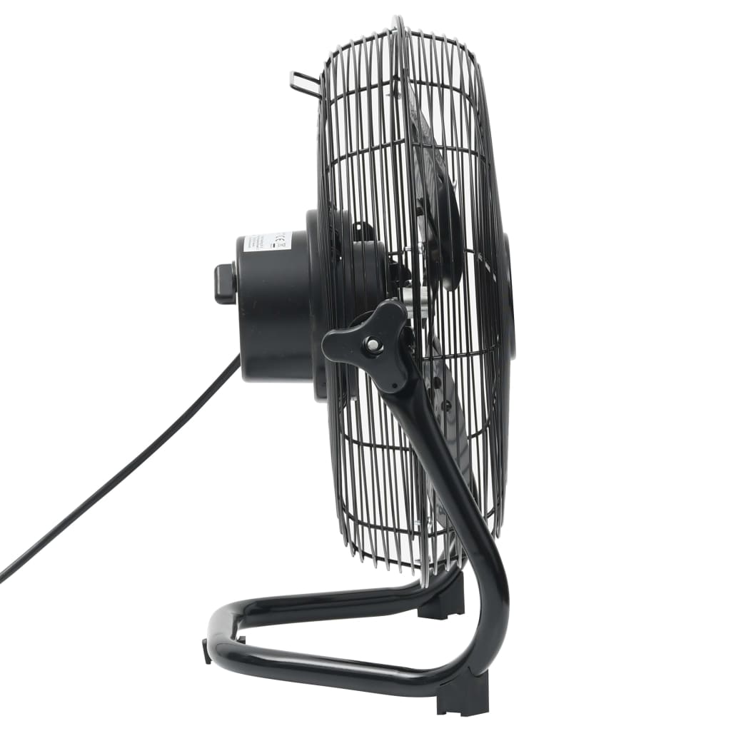 Vloerventilator 3 snelheden 115,2 W 60 cm zwart