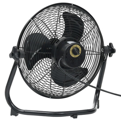 Vloerventilator 3 snelheden 115,2 W 60 cm zwart