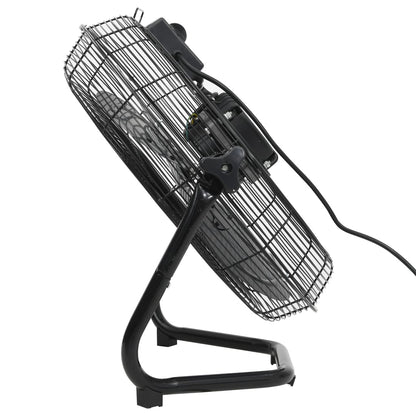 Vloerventilator 3 snelheden 115,2 W 60 cm zwart