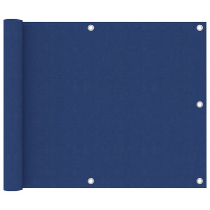 Balkonscherm 75x500 cm oxford stof blauw