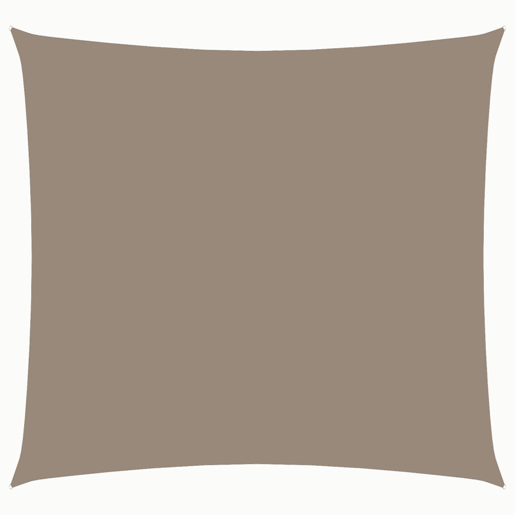 Zonnescherm vierkant 2x2 m oxford stof taupe