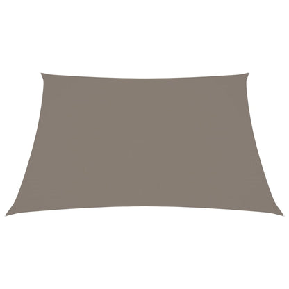 Zonnescherm vierkant 2x2 m oxford stof taupe