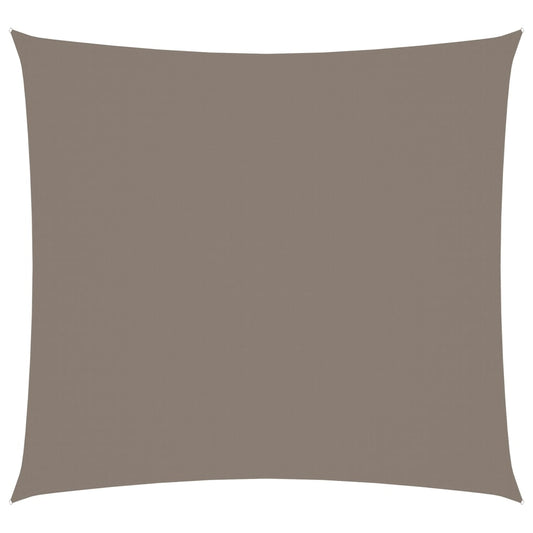 Zonnescherm vierkant 4x4 m oxford stof taupe