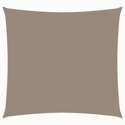 Zonnescherm vierkant 5x5 m oxford stof taupe