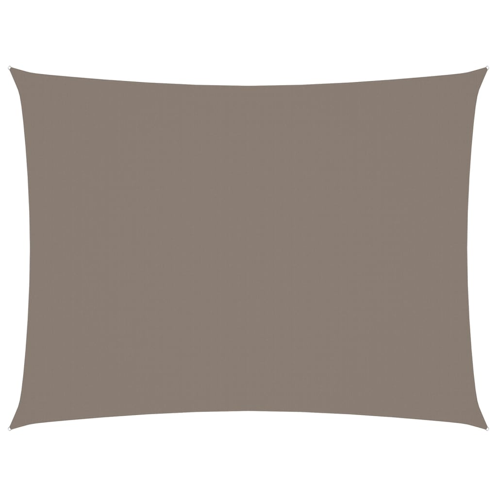 Zonnescherm rechthoekig 5x6 m oxford stof taupe