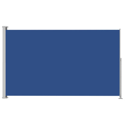 Tuinscherm uittrekbaar 180x300 cm blauw
