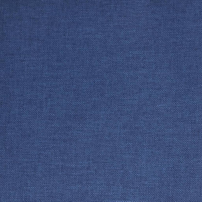 Schommelstoel met voetenbank stof blauw