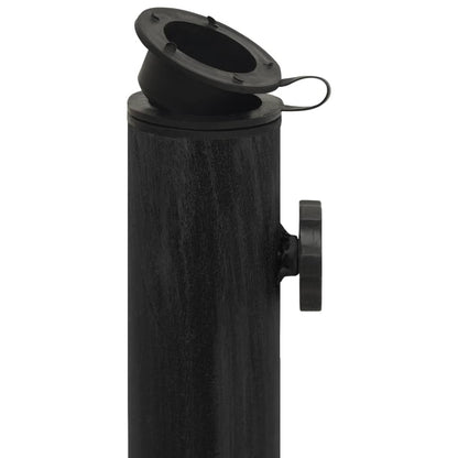 Parasolvoet 44x44x31 cm gietijzer zwart