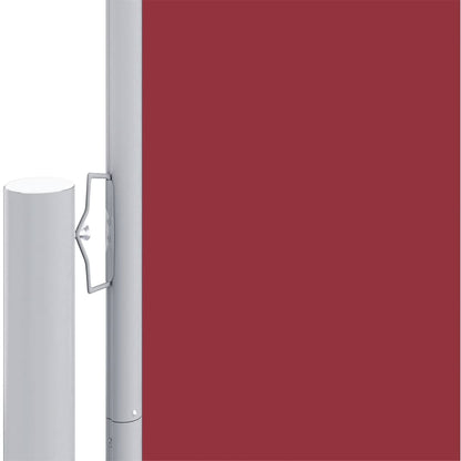 Windscherm uittrekbaar 180x600 cm rood