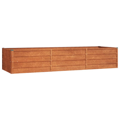 Plantenbak verhoogd 240x80x45 cm cortenstaal roestig