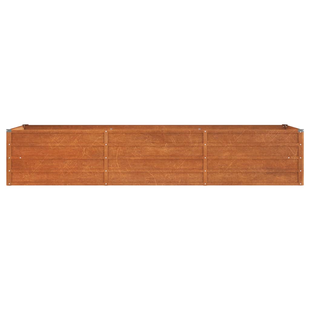 Plantenbak verhoogd 240x80x45 cm cortenstaal roestig