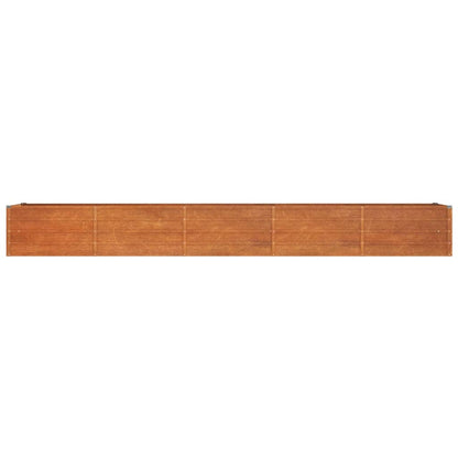 Plantenbak verhoogd 400x80x45 cm cortenstaal roestig