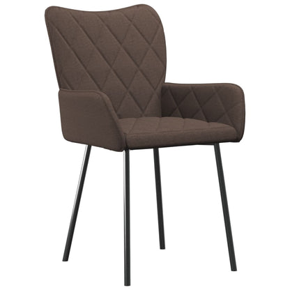 Eetkamerstoelen draaibaar 2 st stof taupe