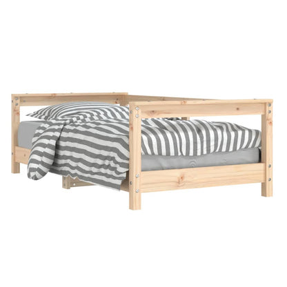 Kinderbedframe 70x140 cm massief grenenhout