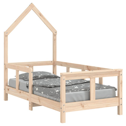 Kinderbedframe 70x140 cm massief grenenhout